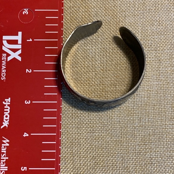 Silver plated elephant cuff bracelet, vintage. - Picture 3 of 11